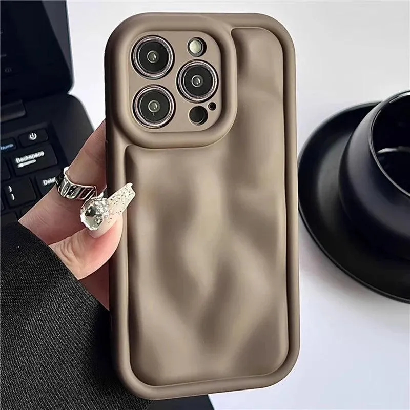 3D Plating Foil Cute Phone Cases For iPhone 15 14 13 12 Pro Max 11