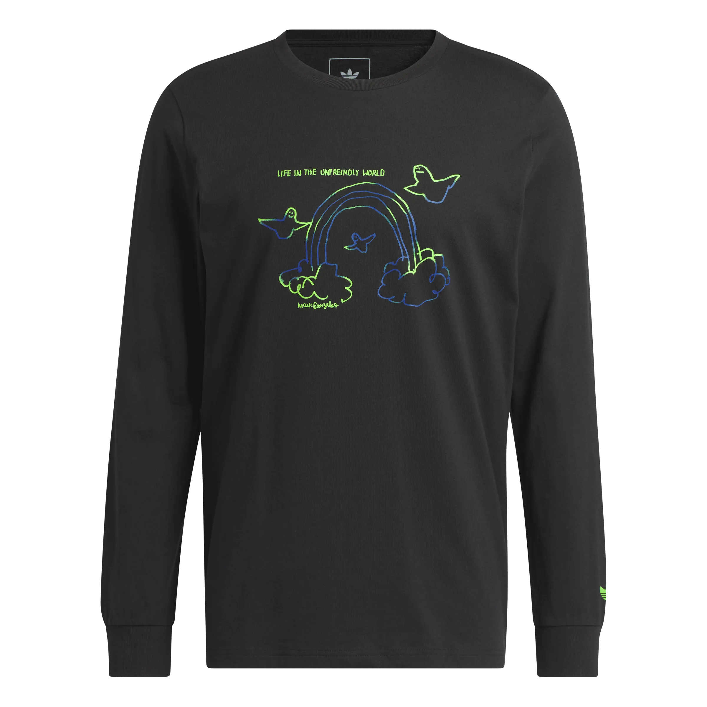 ADIDAS Shmoofoil Cloud Long Sleeve T-Shirt Black