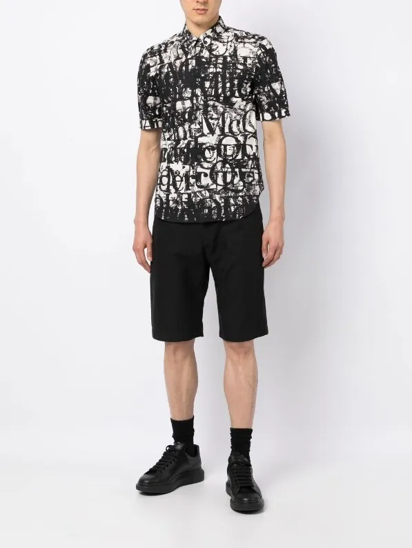 Alexander McQueen cotton shorts