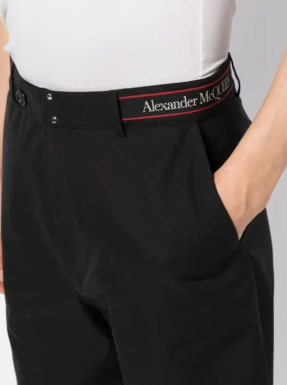 Alexander McQueen cotton shorts