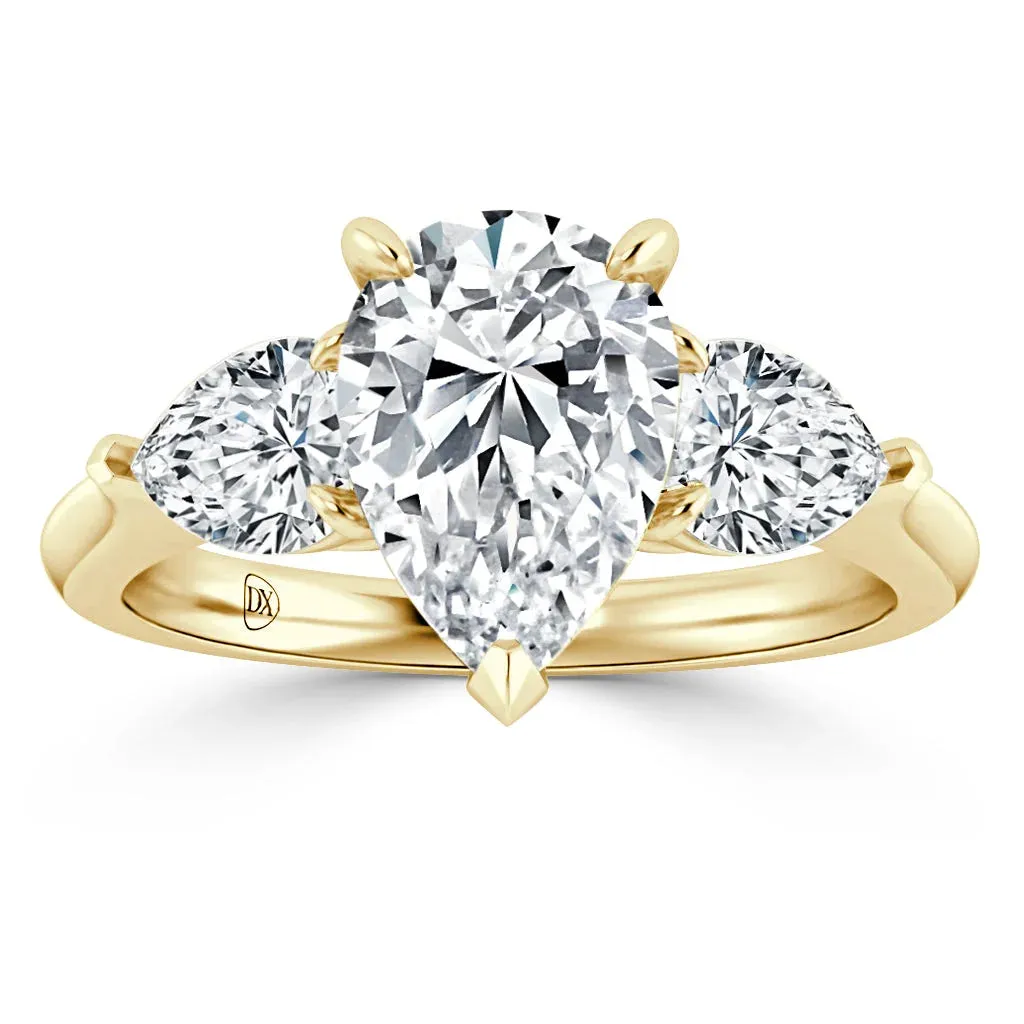 Alice - 18ct Yellow Gold - Pear