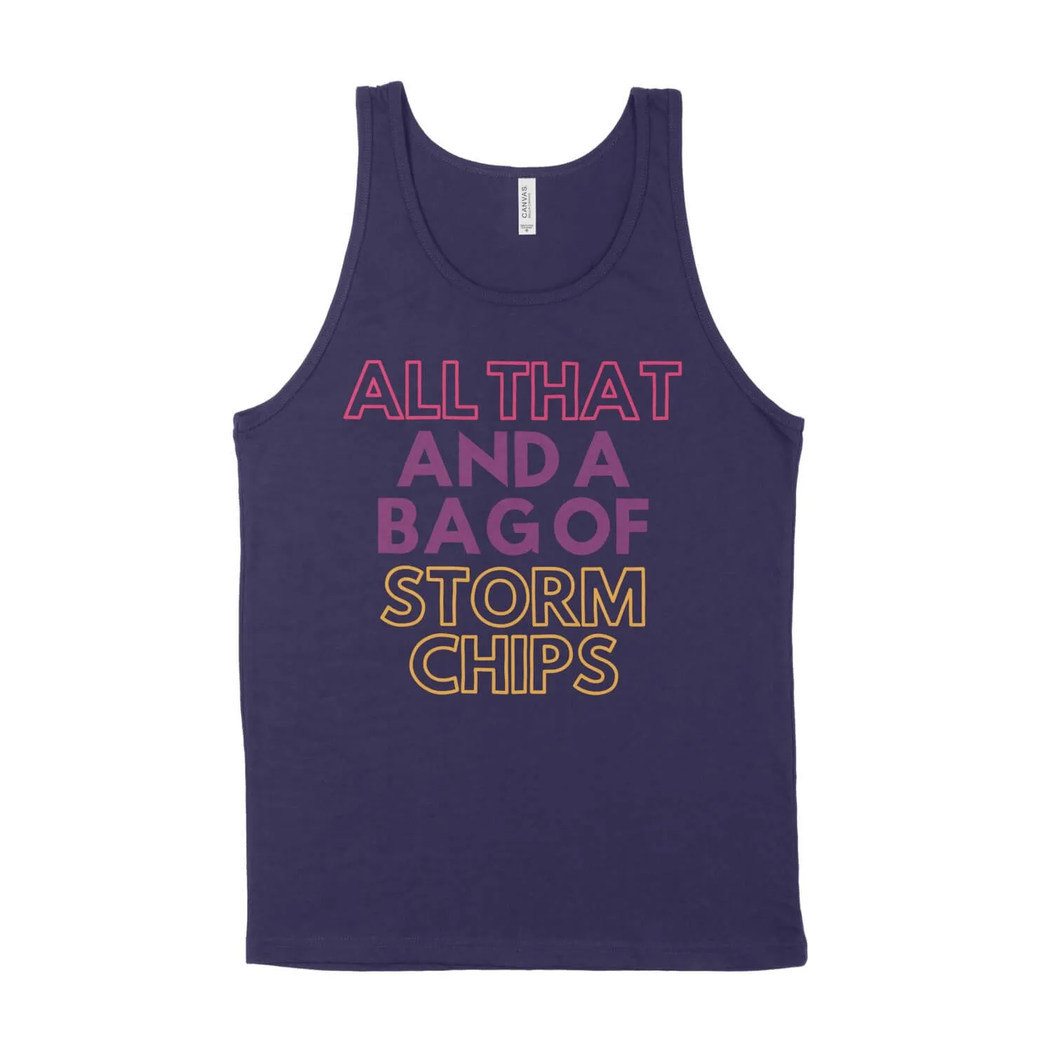 All That and a Bag of Storm Chips Unisex Tank Top