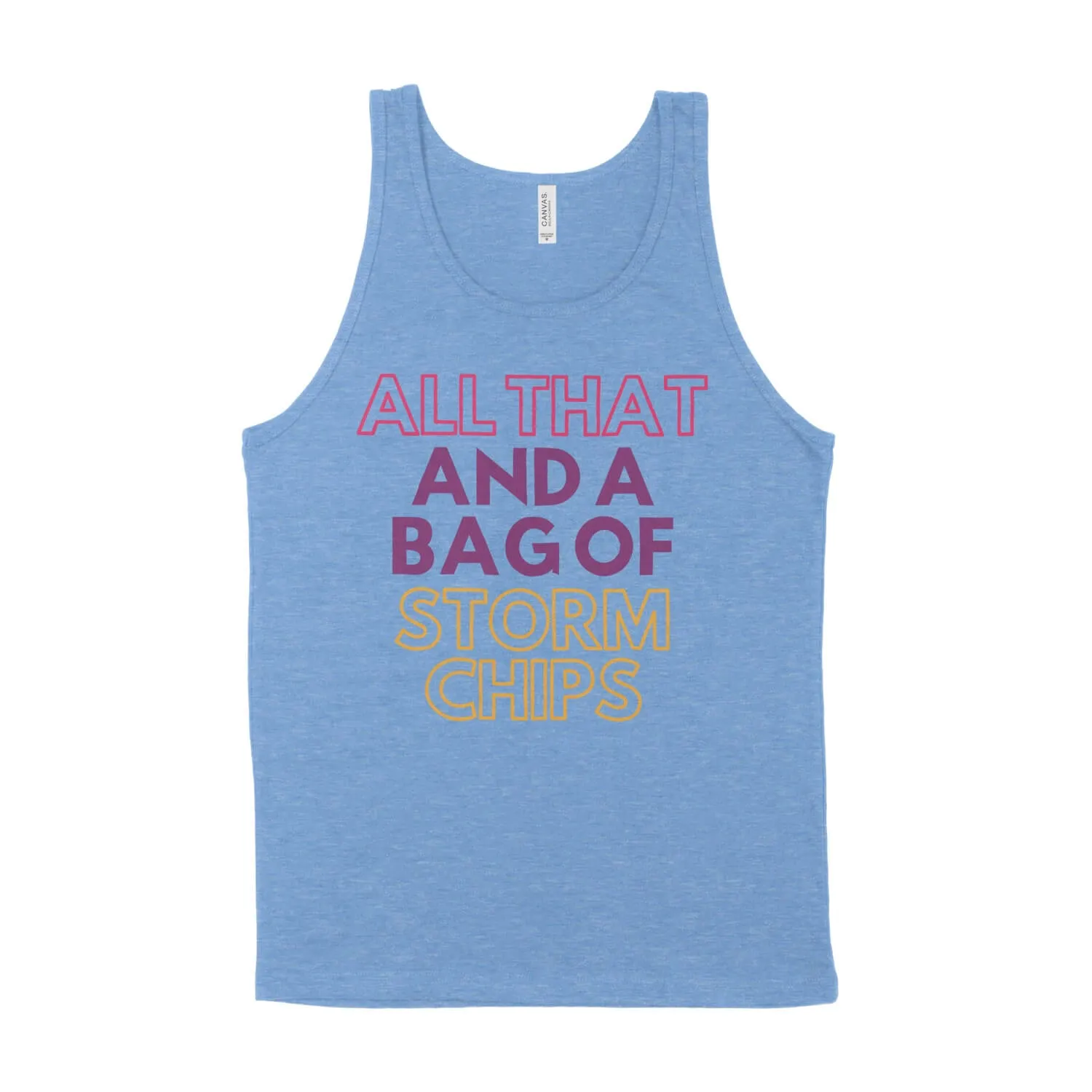 All That and a Bag of Storm Chips Unisex Tank Top