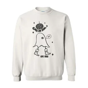 Alpha Chi Sigma Ghost Disco Crewneck Sweatshirt