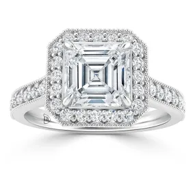 Angelica - 18ct White Gold - Asscher