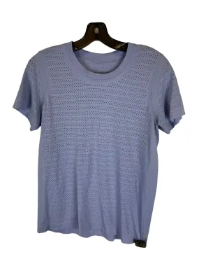 Athletic Top Short Sleeve By Lululemon In Purple, Size: S