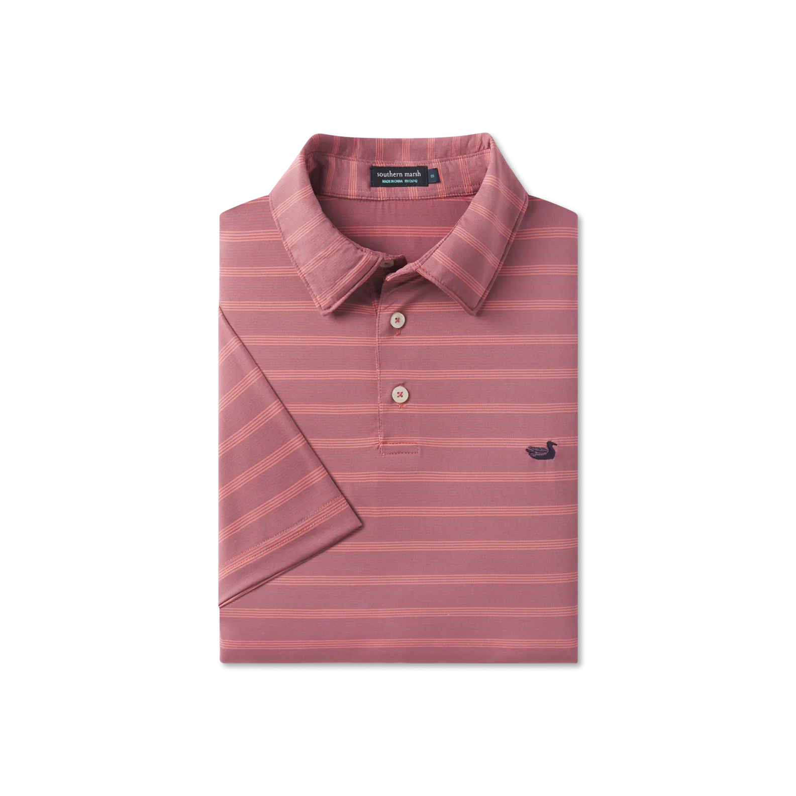 Bermuda Performance Polo - Panama Stripe