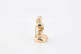 Bernhard Hertz 14k Yellow Gold Denmark Little Mermaid Pendant (2.67g.)