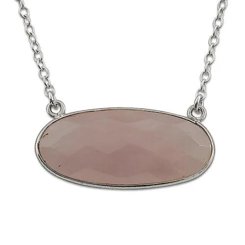 Bezel Gemstone Necklace