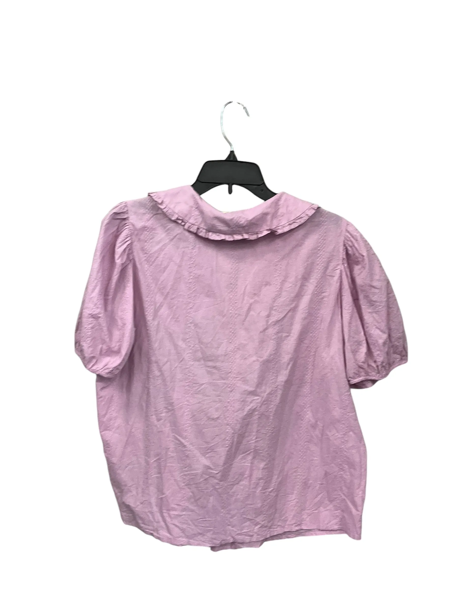 Blouse Short Sleeve By Universal Thread In Purple, Size: Xxl