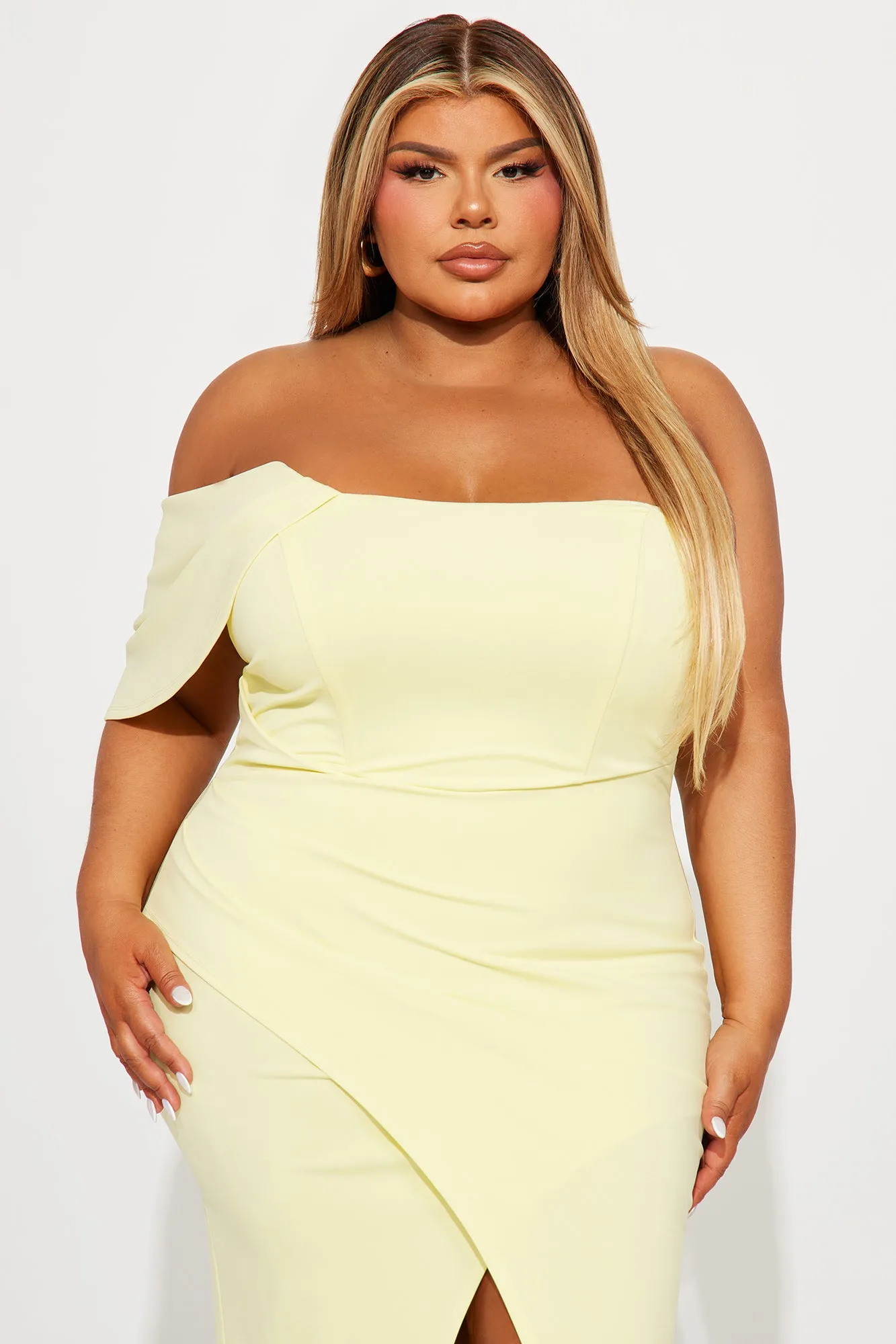 Camilla Midi Dress - Yellow