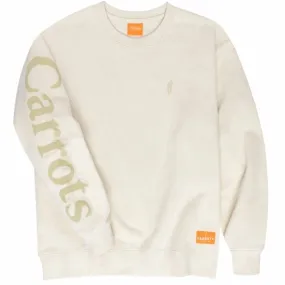 Carrots Wordmark Crewneck Sweatshirt (Cream)