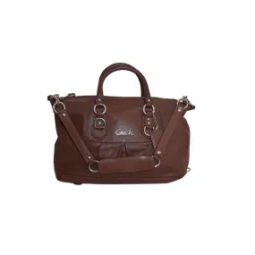 Coach Brown Leather Ashley Shoulder Bag | Pre Loved |