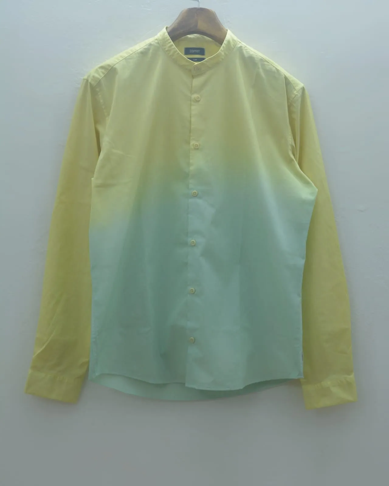 Esprit Cotton shirt with band collar