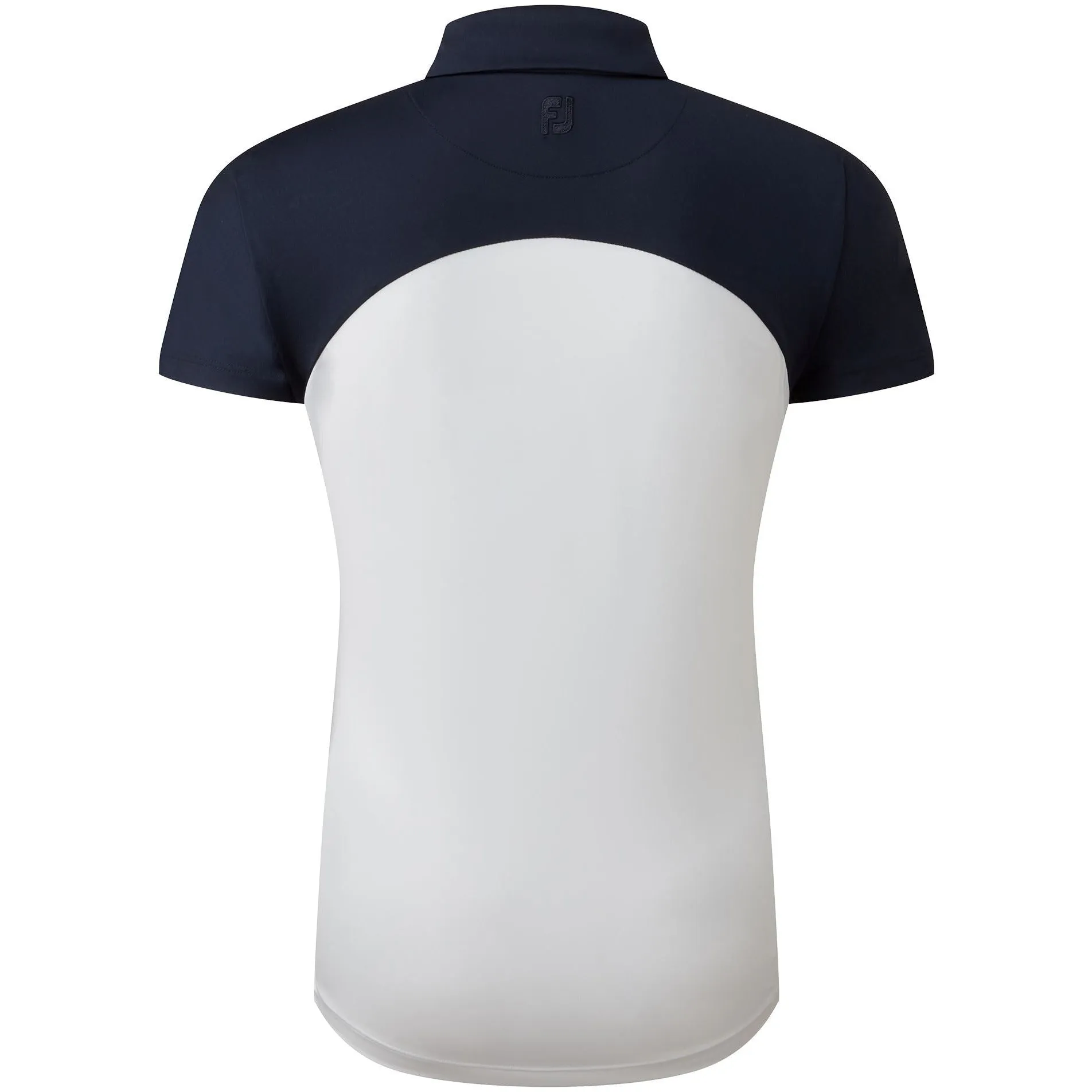 Footjoy polo Manche Color BLOCK 2023 Marine Blanc