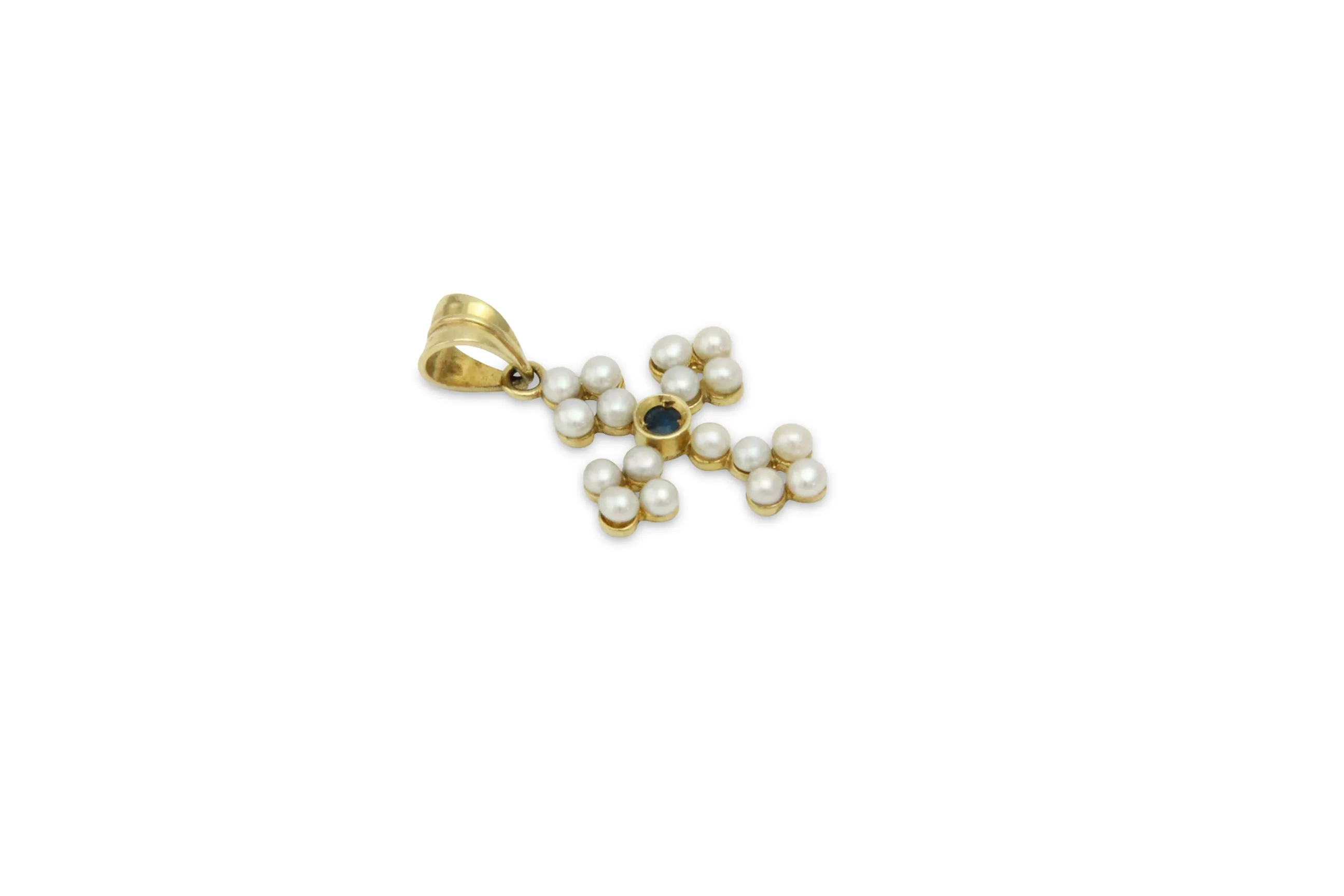 Galatea Pearl & Gold Orthodox Cross