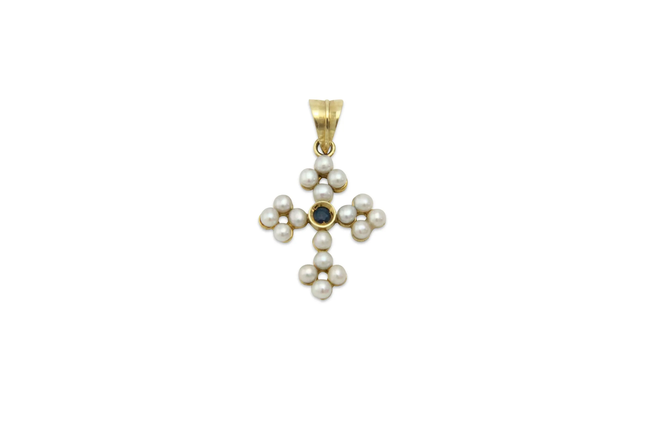 Galatea Pearl & Gold Orthodox Cross