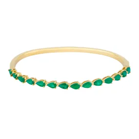 Gem Pear Bangle