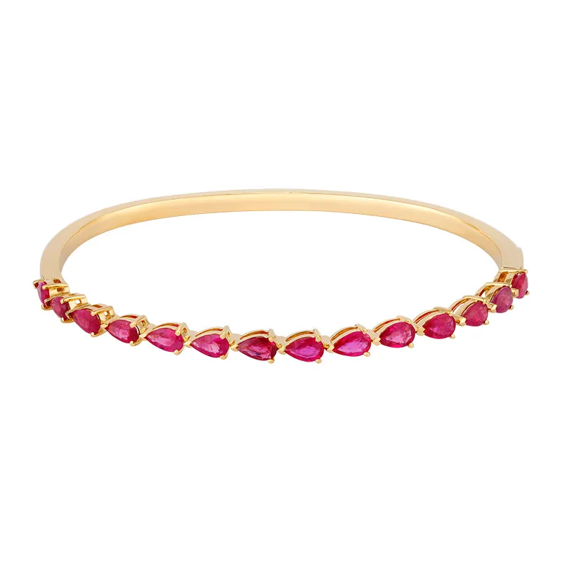 Gem Pear Bangle