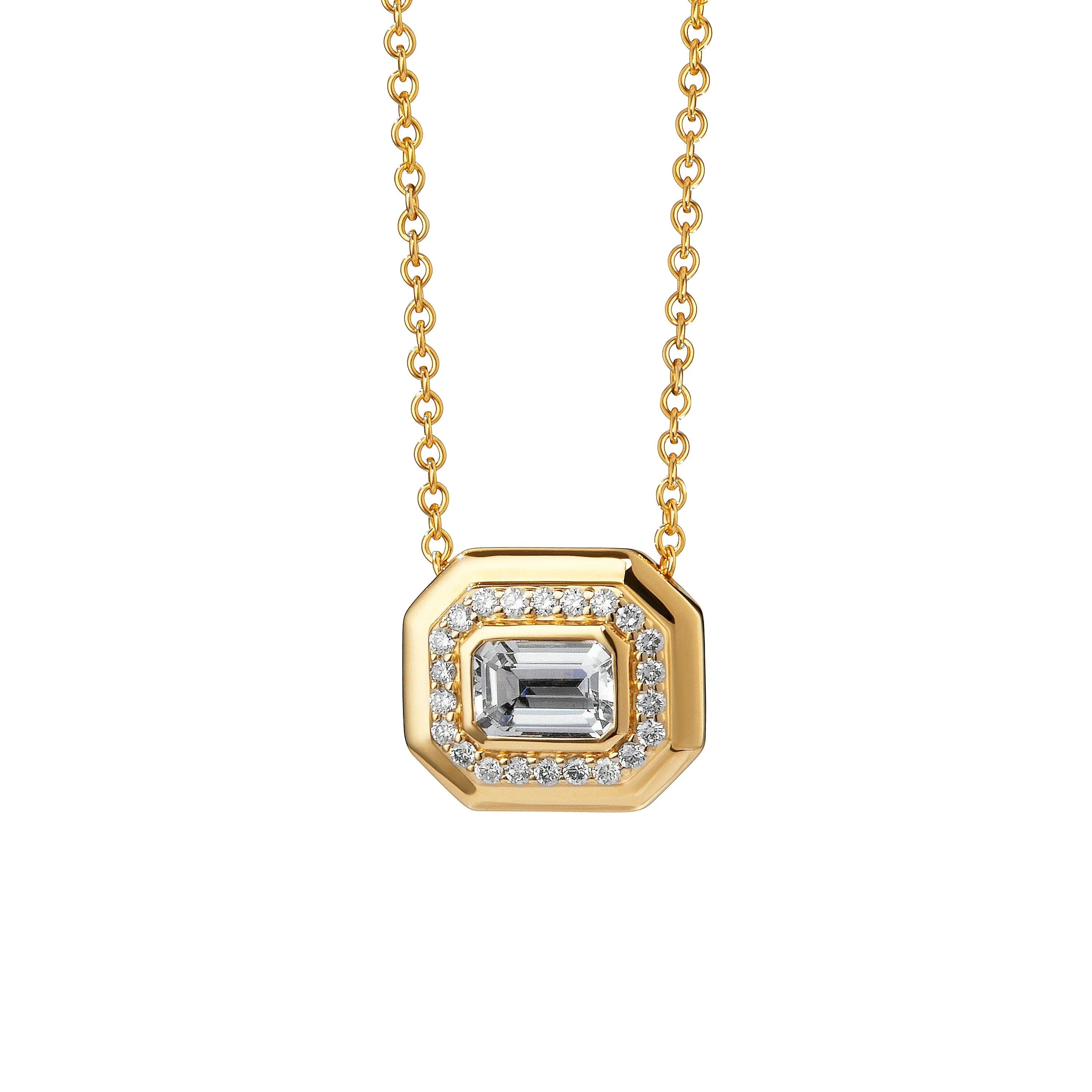 Geometrix Gemstone Necklace