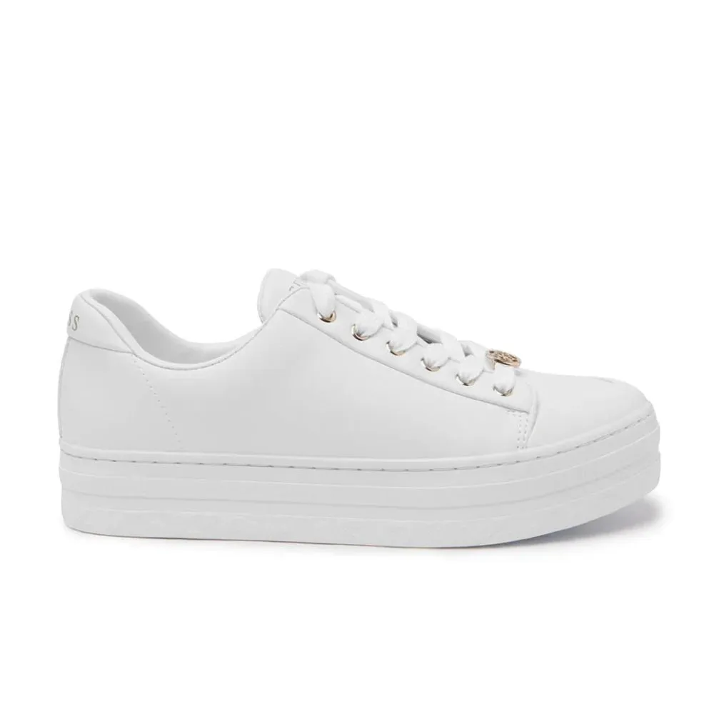 GUESS Lullu Logo Low Top Sneakers Women - WHT