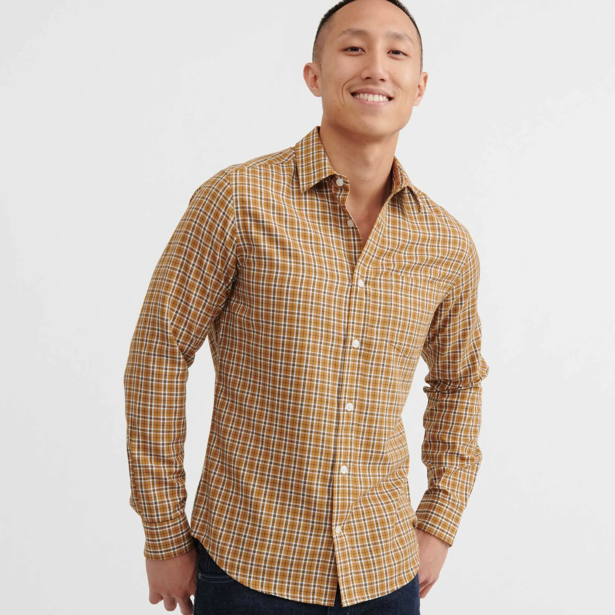 Hazelnut Plaid Shirt