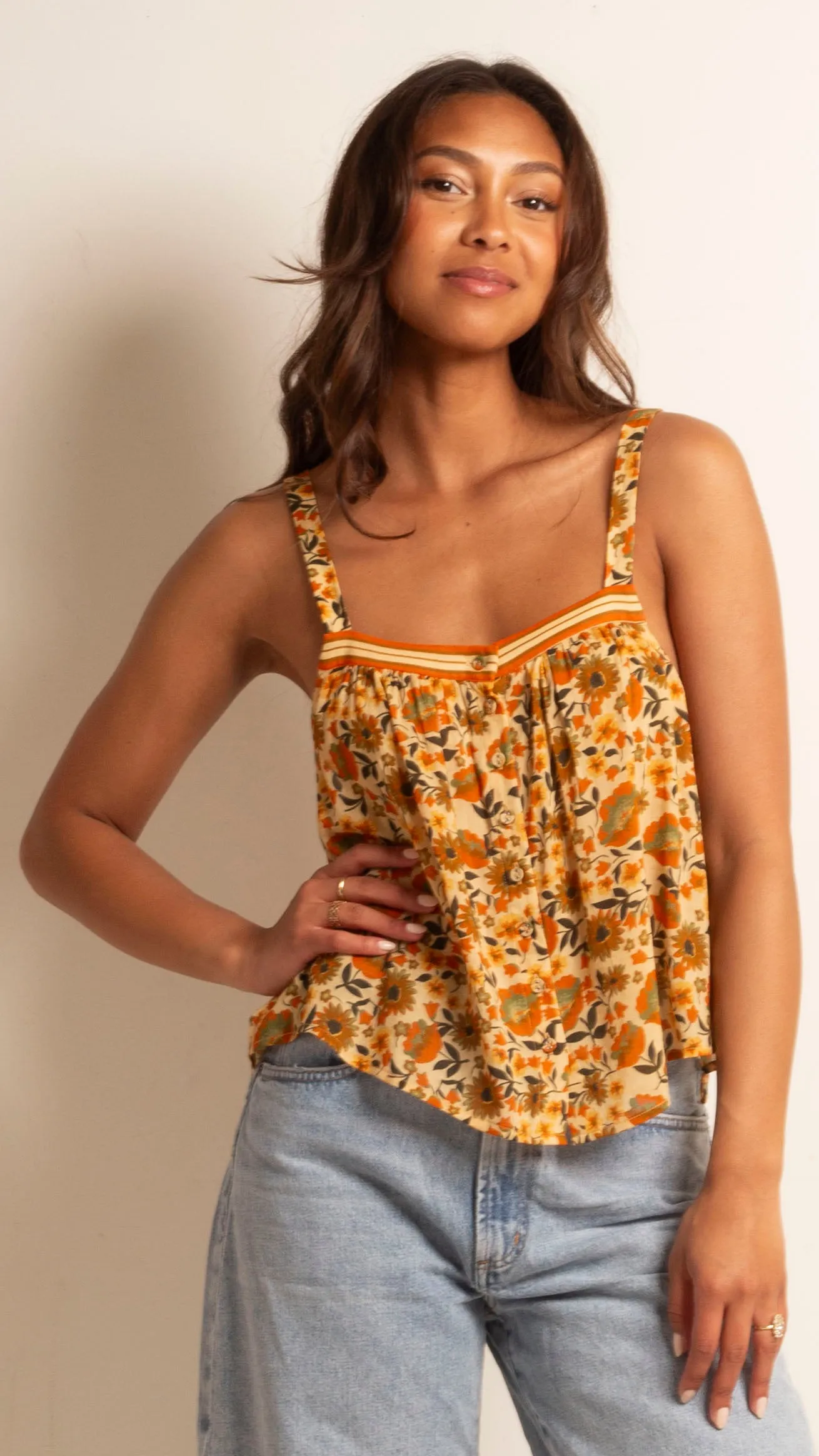 Impala Lily Cami - Gold