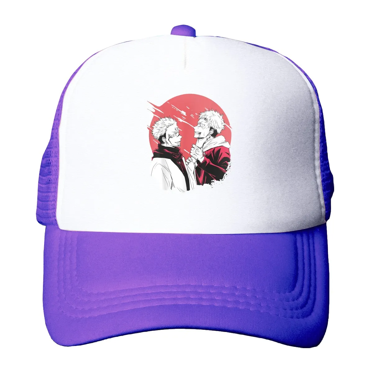 Jujutsu Kaisen Anime Trucker Hats Yuji Ryomen Mesh Net Baseball Cap Snapback