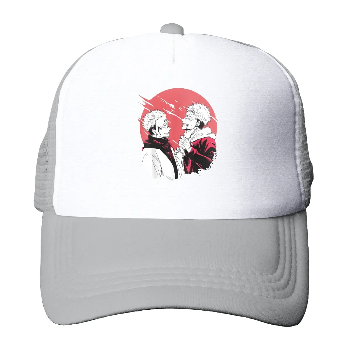 Jujutsu Kaisen Anime Trucker Hats Yuji Ryomen Mesh Net Baseball Cap Snapback