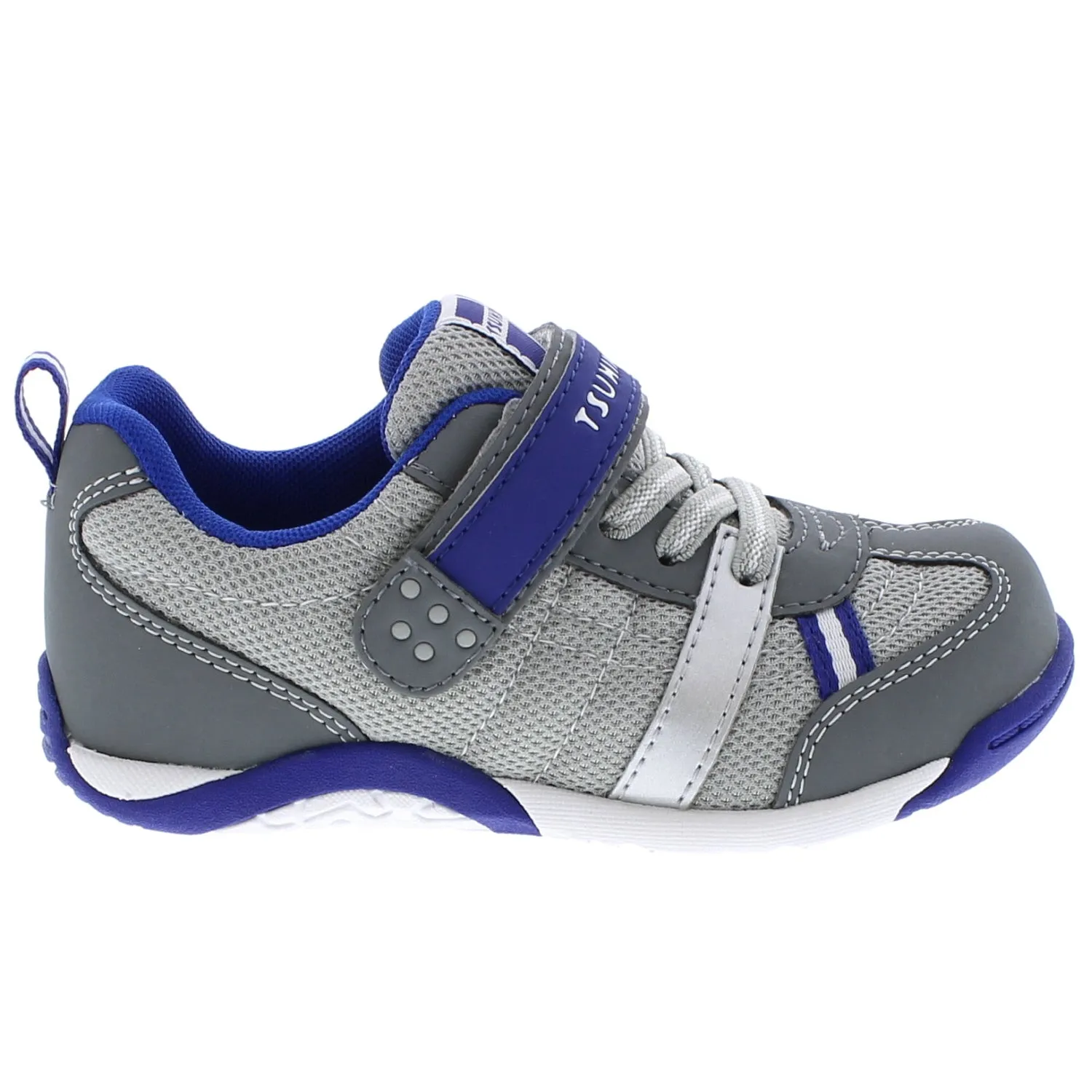 Kaz Kid's Athletic Sneaker - Gray/Royal