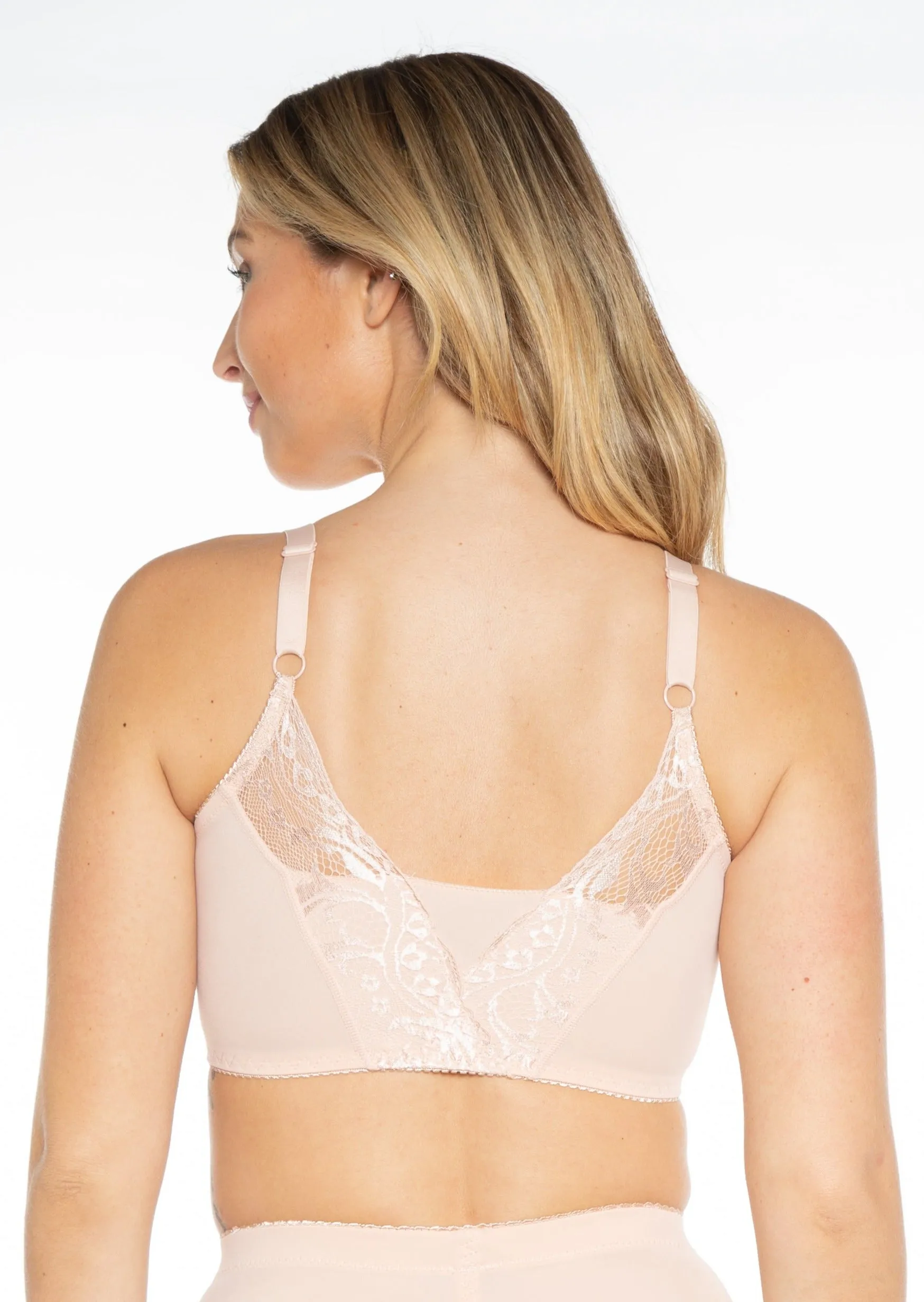 Lace Back Pin-Up Bra