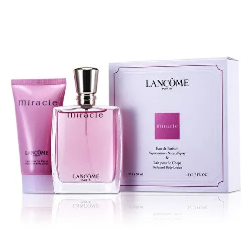 Lancome Miracle 2 pc Gift Set EDP 1.7 oz   Body Lotion 1.7 oz Women