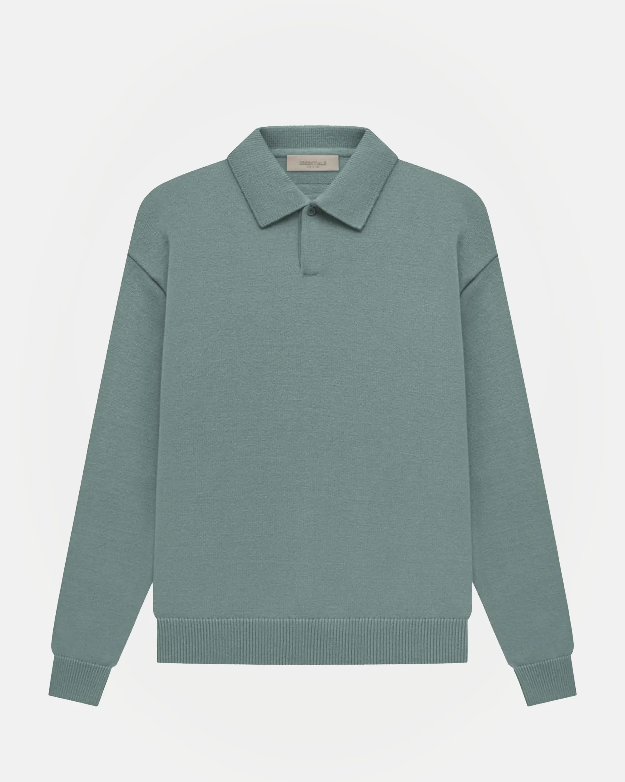 Long Sleeve Polo in Sycamore