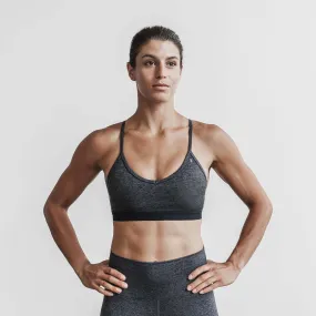 Matte V-Neck Sports Bra