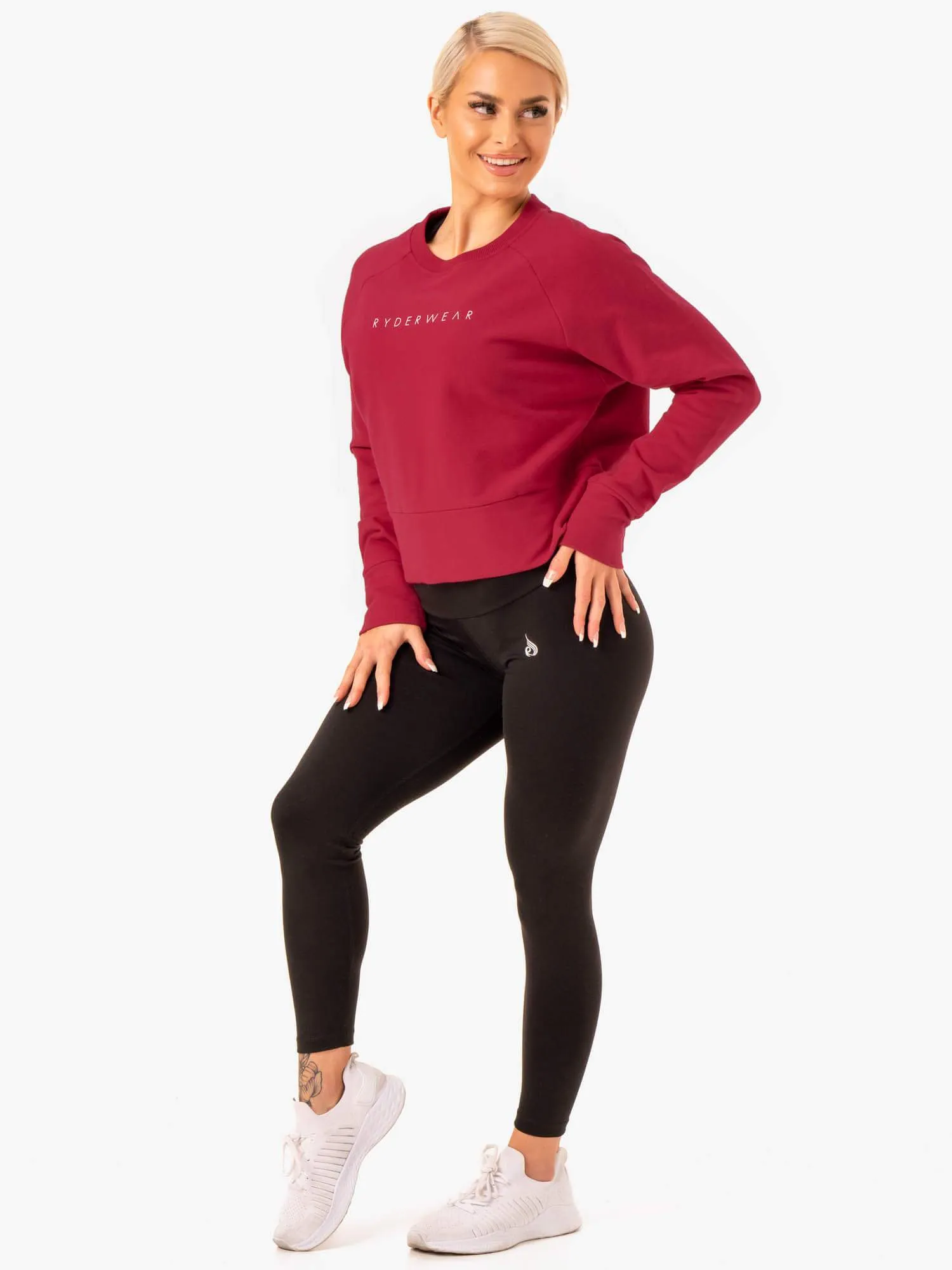 Motion Sweater - Wine Red