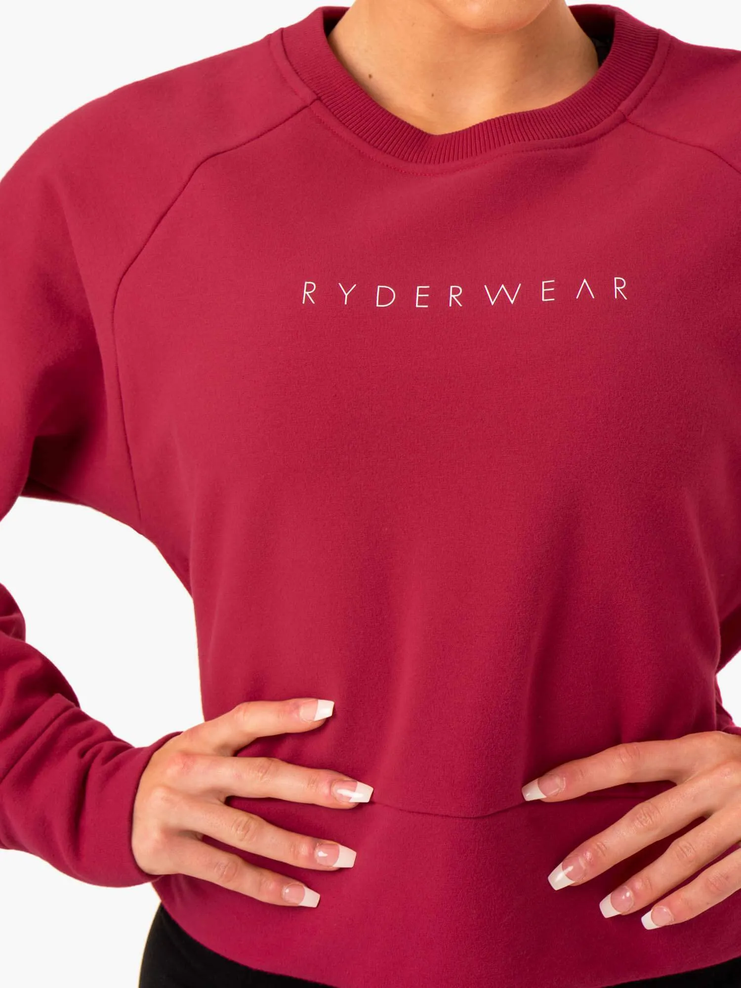 Motion Sweater - Wine Red