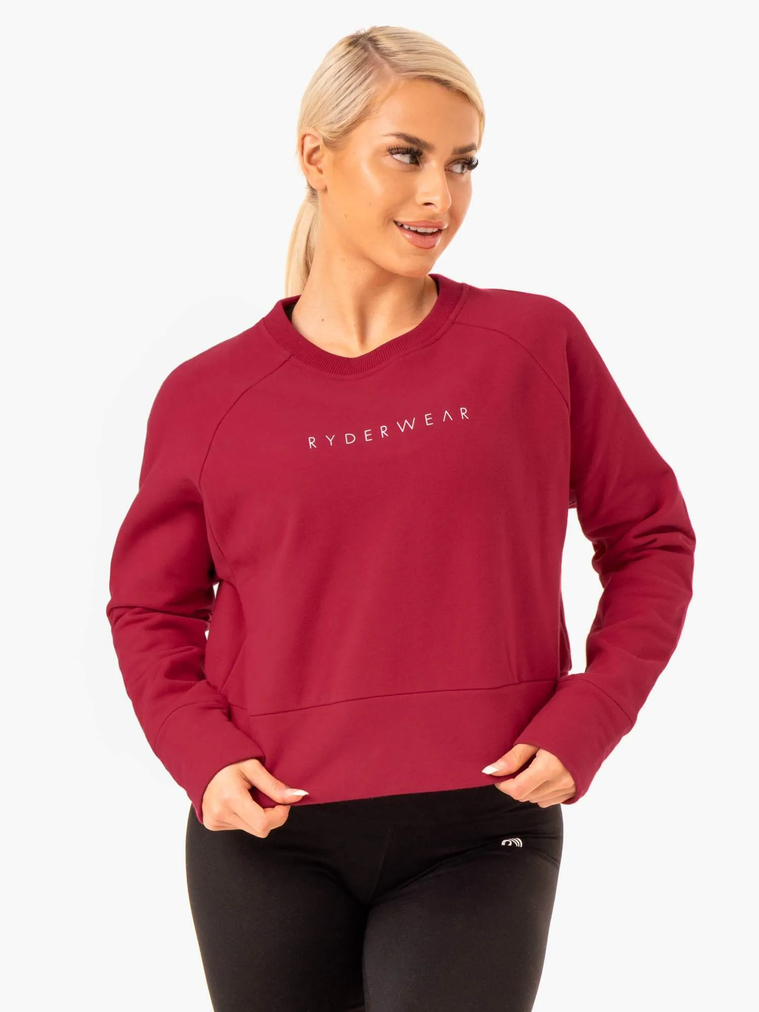 Motion Sweater - Wine Red