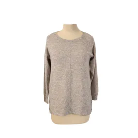 NEXT Light Grey Knit with Silver Buttons Top | Pre Loved |