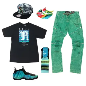 Nike Foampostie Northern Light Outfit