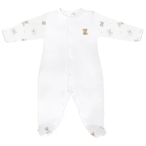 Puppy Love Embroidery and Printed Footie | Baby Boy