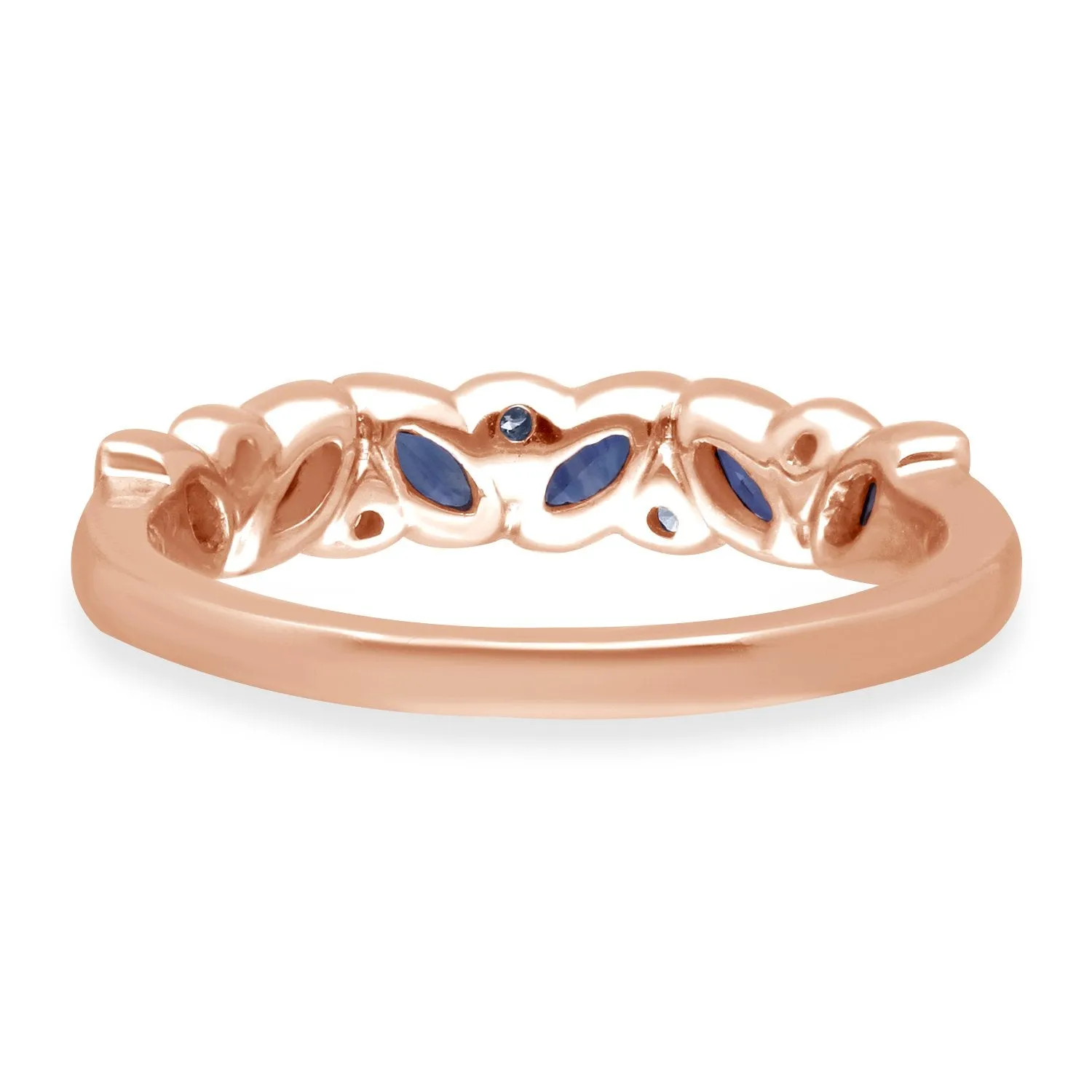 Rose Gold Tanzanite & Diamond Heirloom Ring