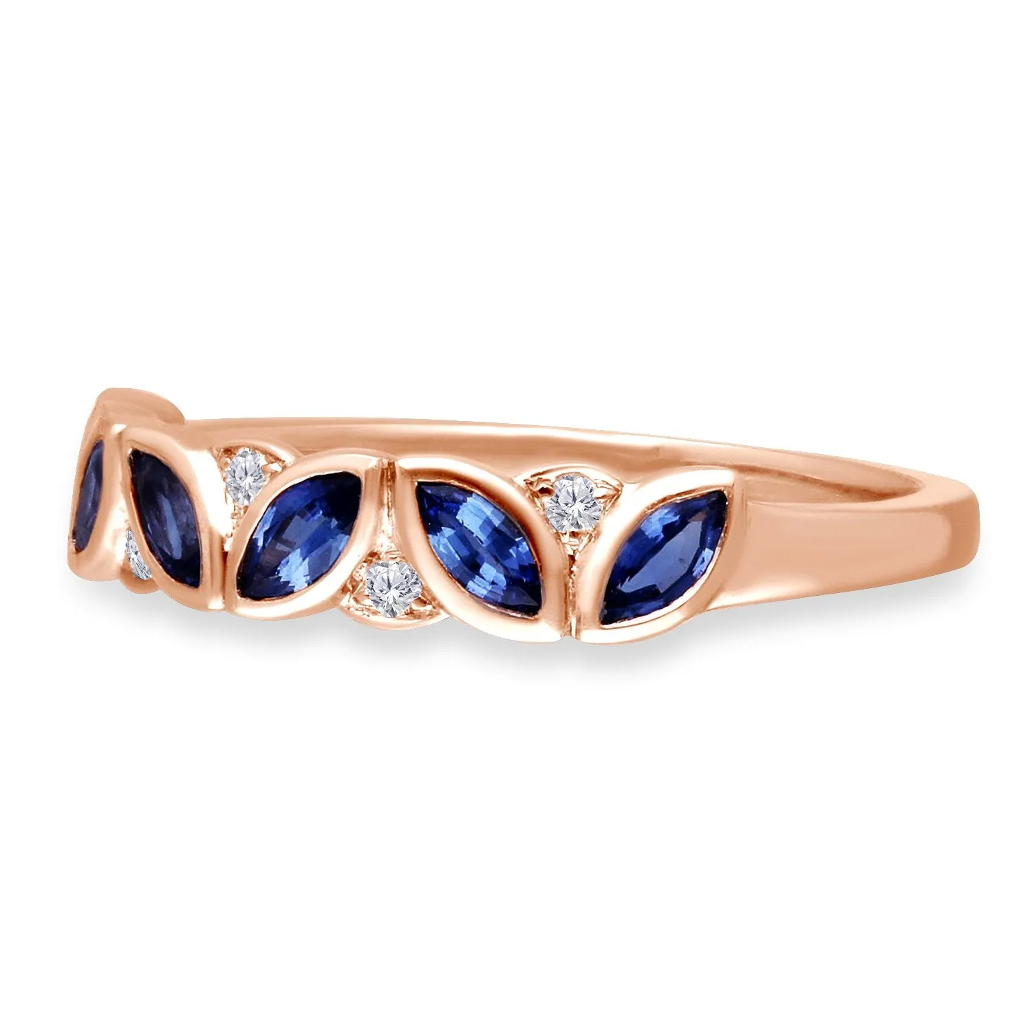 Rose Gold Tanzanite & Diamond Heirloom Ring