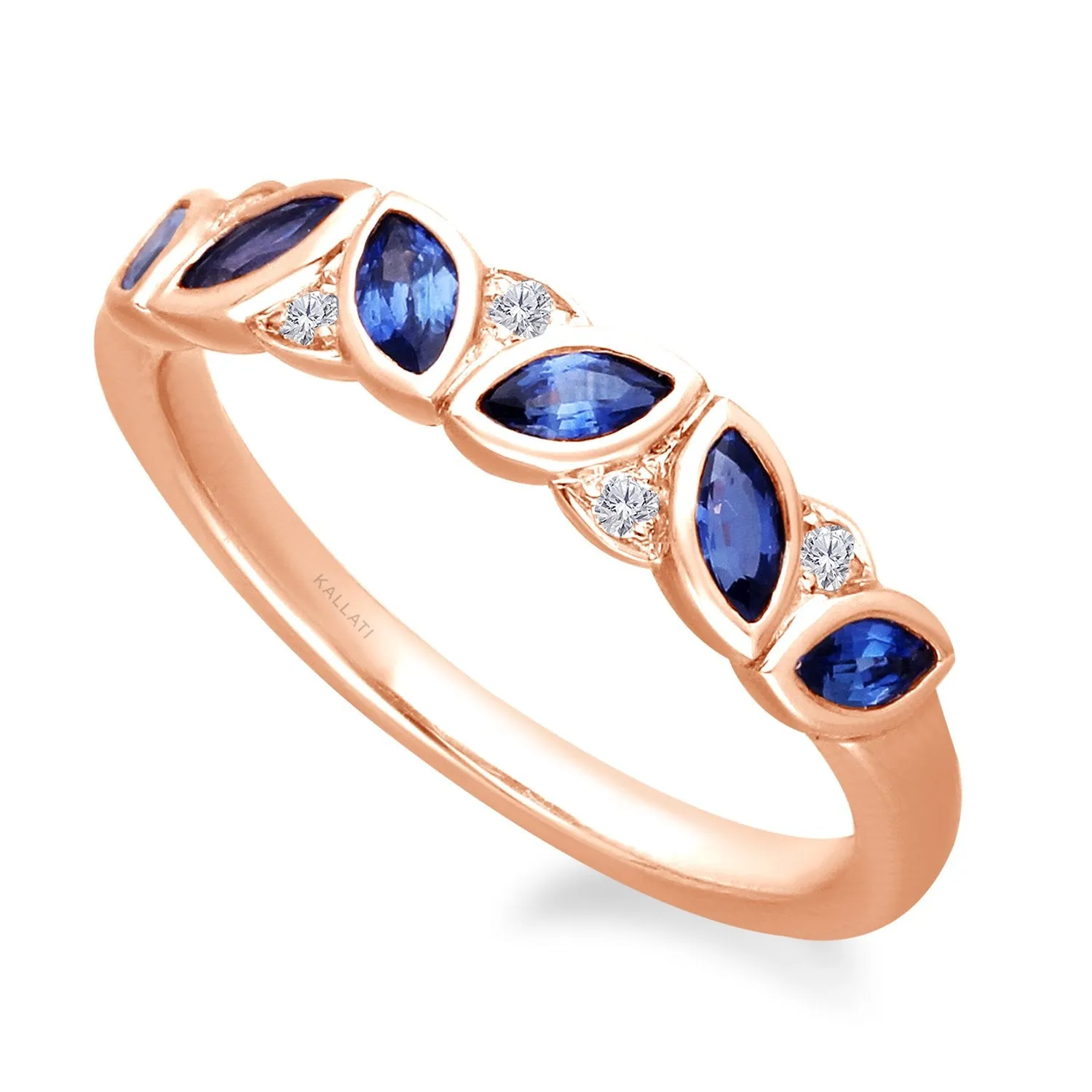 Rose Gold Tanzanite & Diamond Heirloom Ring