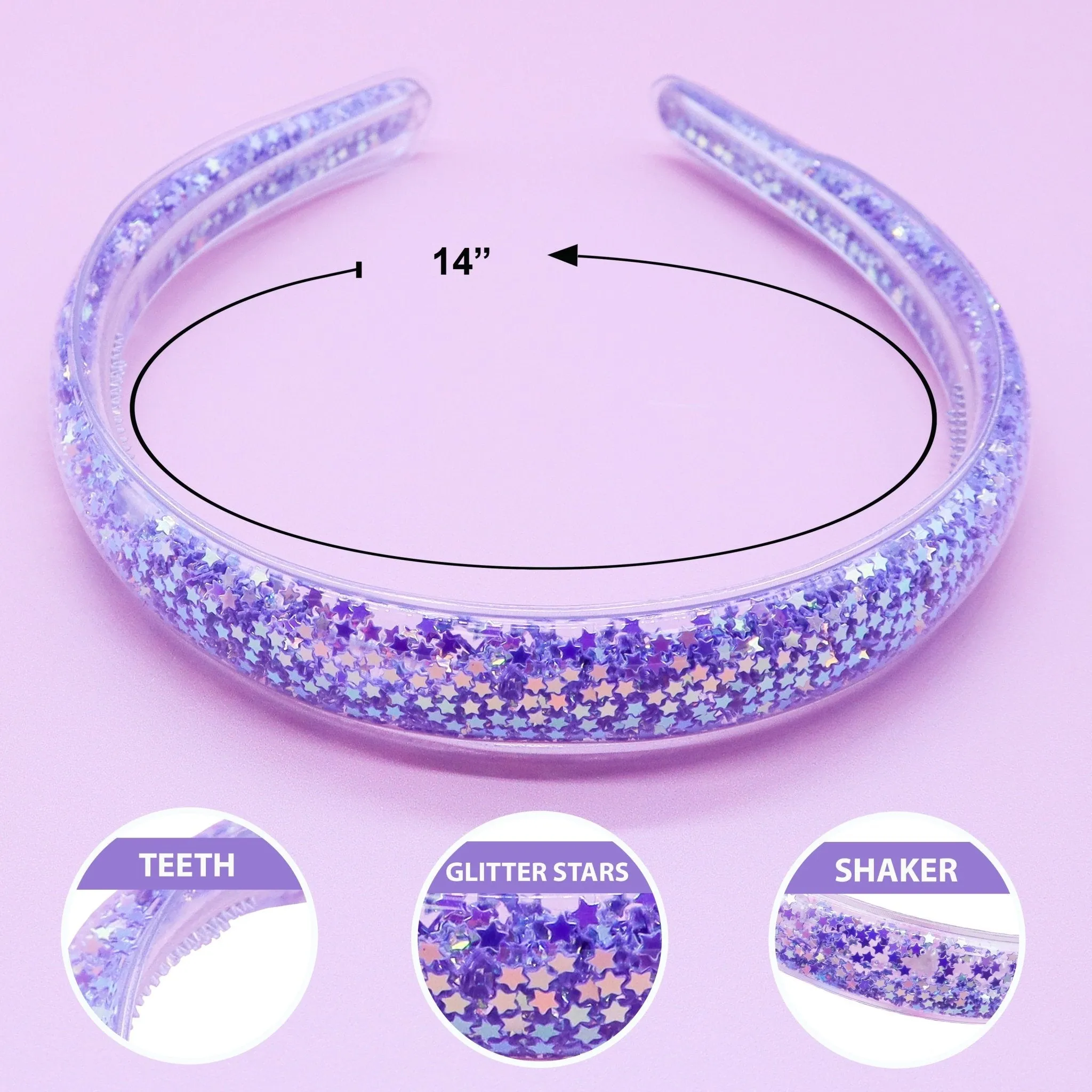 Shaker Glitter Headband