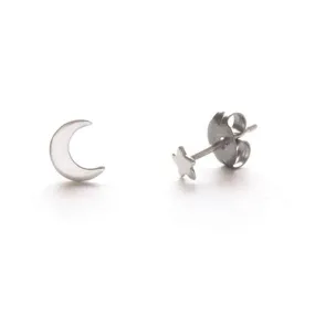 Silver Night Sky Studs Earring