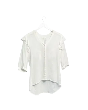 Size 6 - Matin Sheer White Japanese Cotton Shirt