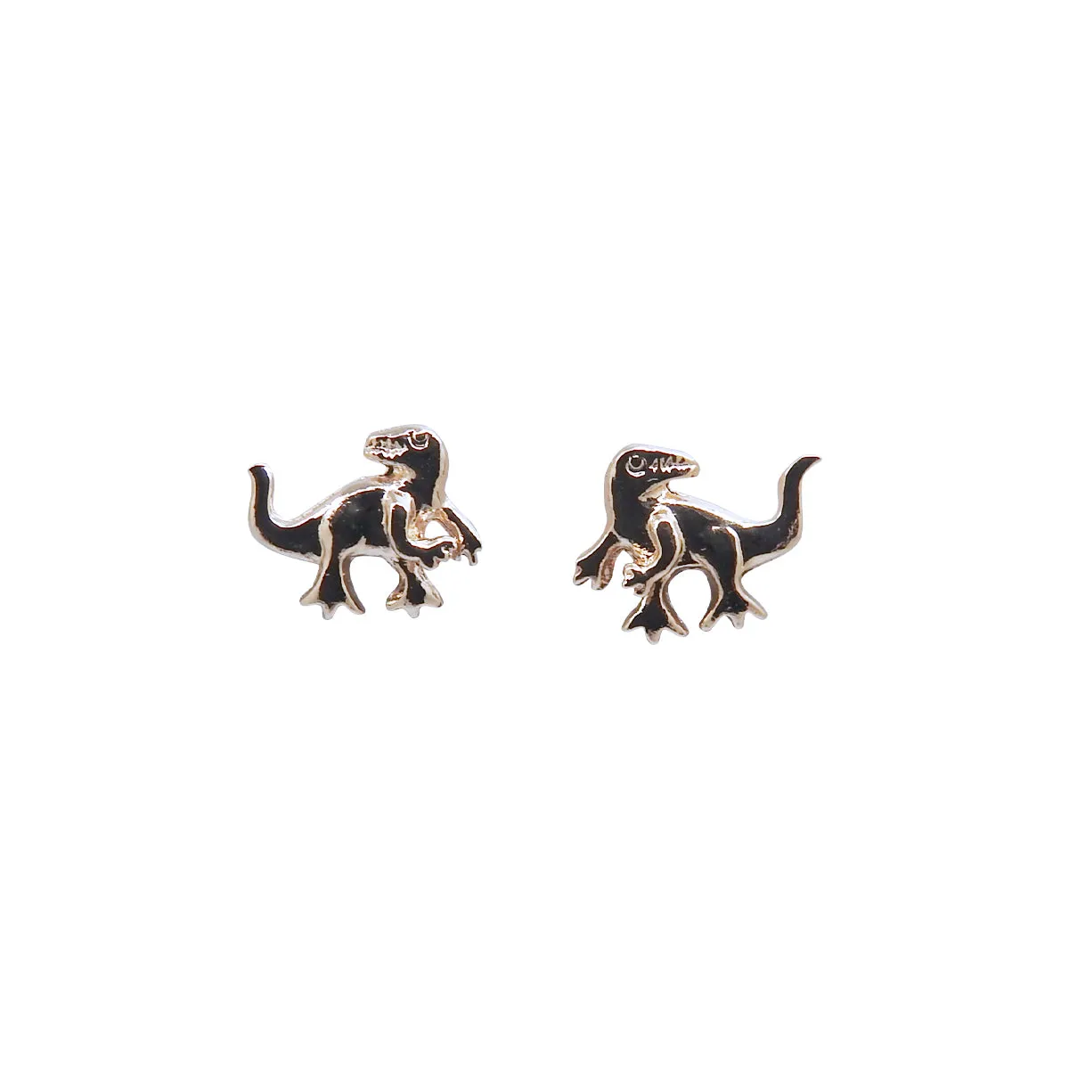 SUE the T. rex Gold Plated Earrings