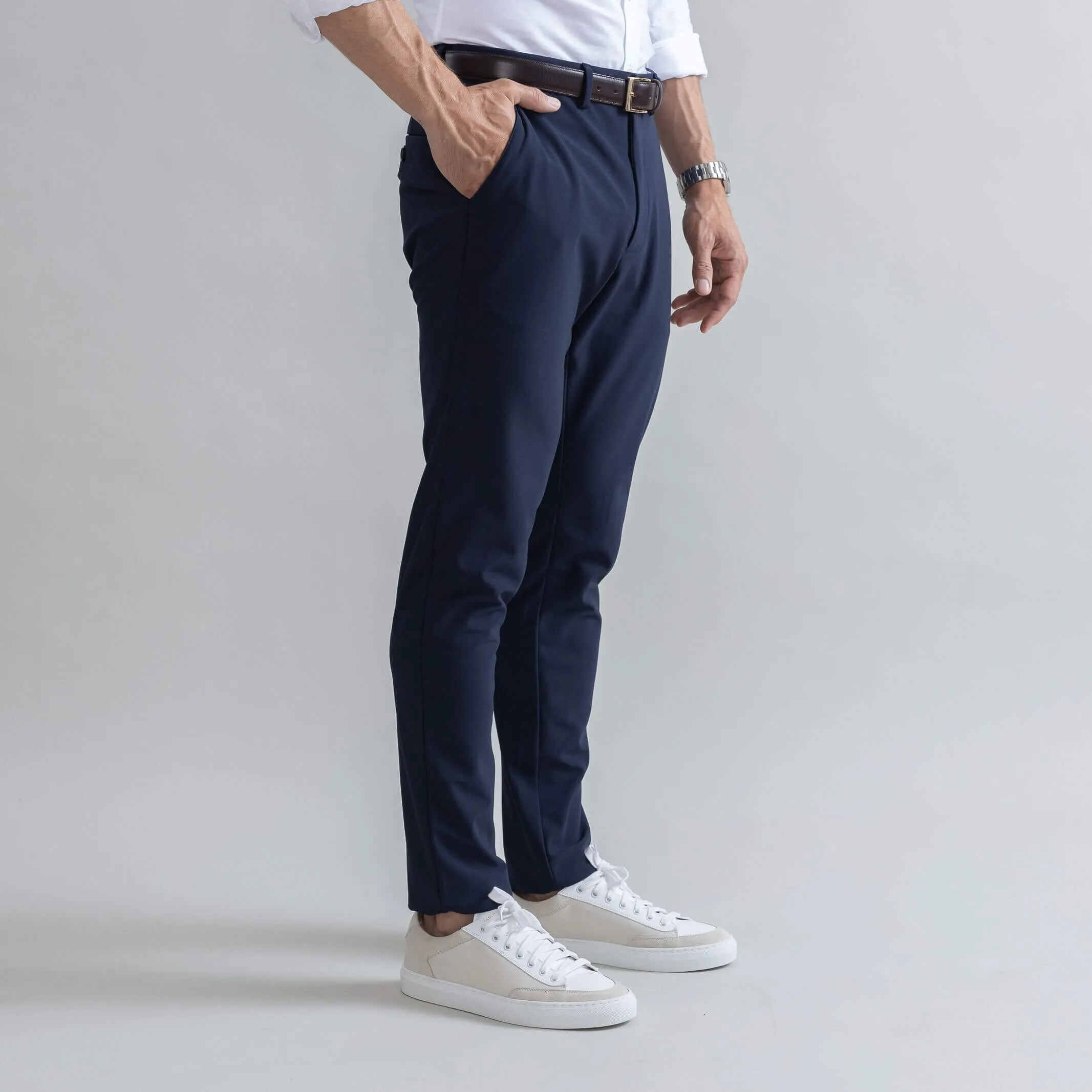 The Navy Performance Stretch Richmond Chino Custom Pant