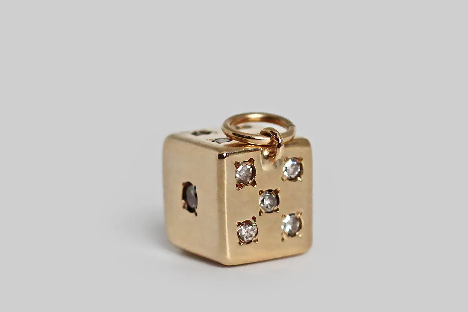 Weighty Mid 20th Century Dice Charm