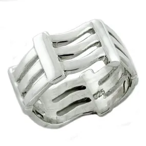 WildKlass 925 Sterling Silver Ring High-Polished Women